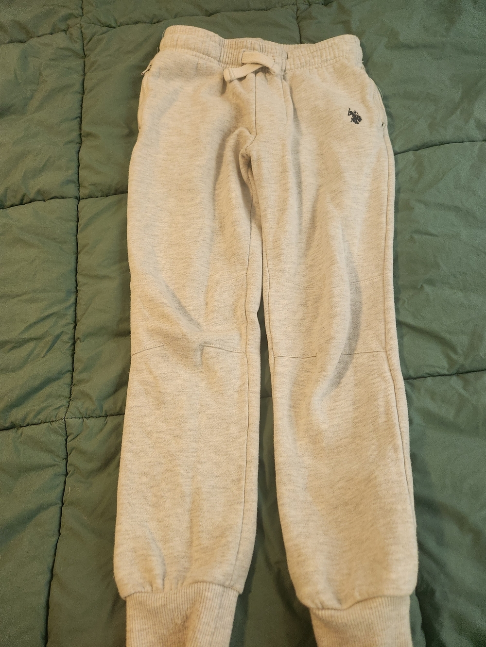 Polo by Ralph Lauren Light Gray Kids Fleece Joggers